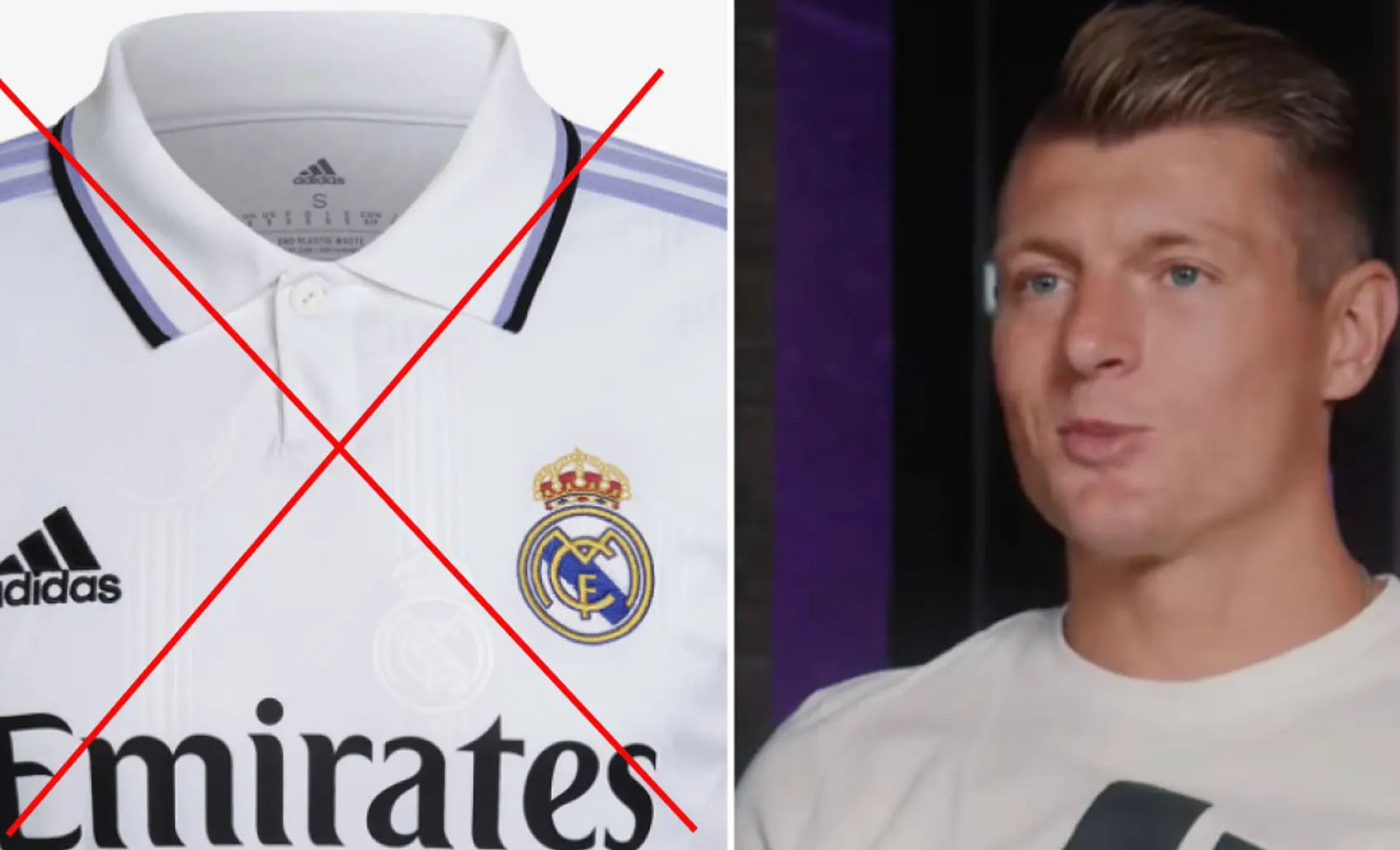 Toni Kroos ធ្វើការបន្ទោសទៅលើឯកសណ្ឋានក្នុងដីរបស់ Real Madrid​